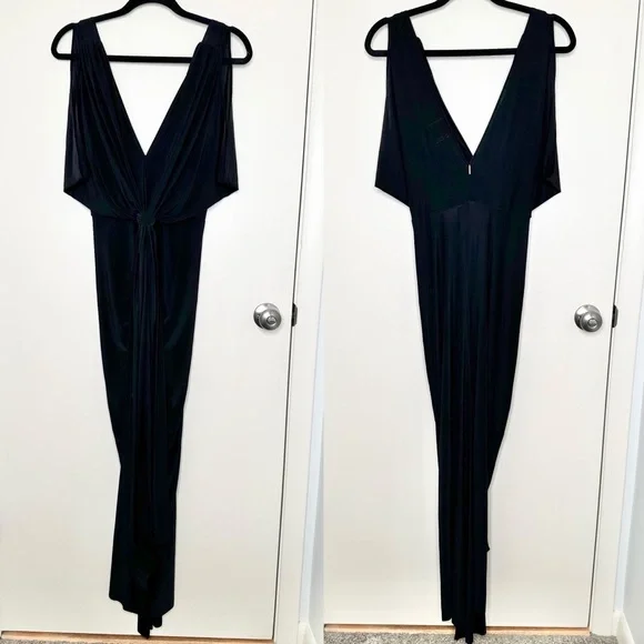 NWT MISA Los Angeles Xenia Maxi Dress in Black - Picture 3 of 11